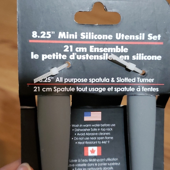 ❤NWT* Cook's Corner Mini Silicone Utensil Set - Picture 3 of 3